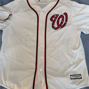 Majestic Washington Nationals Bryce Harper coolbase star n stripes jersey xxl